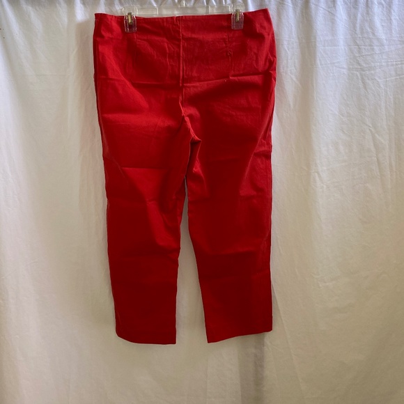Boston Proper Red Capri Size: 14 - Picture 5 of 8